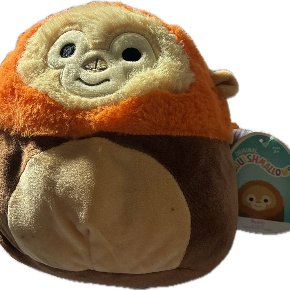 SQUISHMALLOW ROBB THE ORANGUTAN WILDLIFE SQUAD RARE & NWT